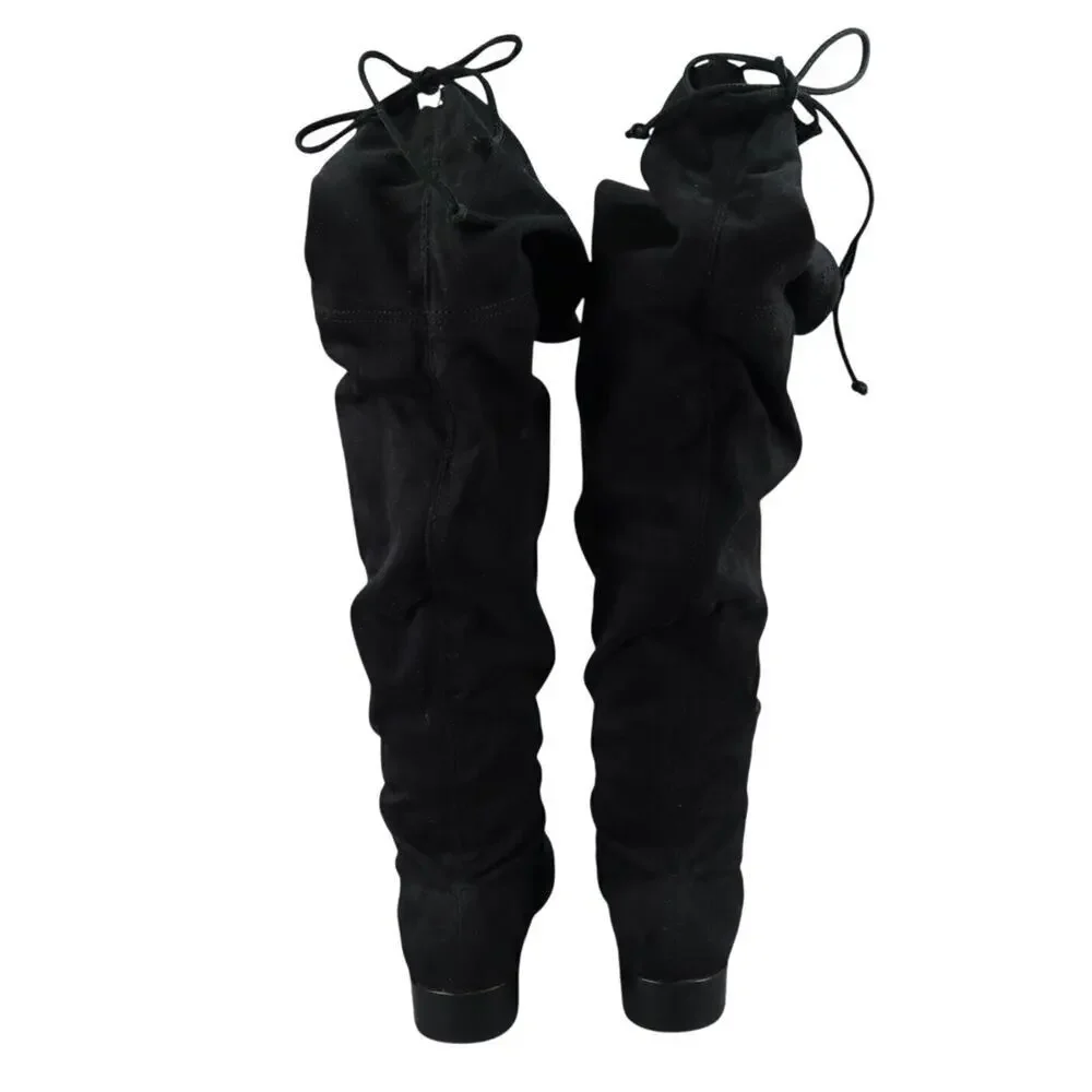 Steve Madden Shoes Womens 6.5 Boots Fashion Over The Knee Thigh High Tie Classic